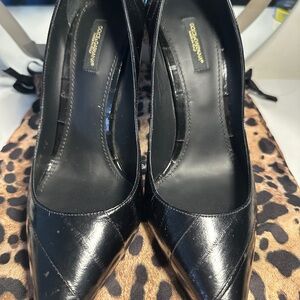 Dolce Gabbana Leather Pumps Black